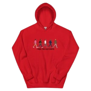 Kanye West Yeezy Gap Red Hoodie